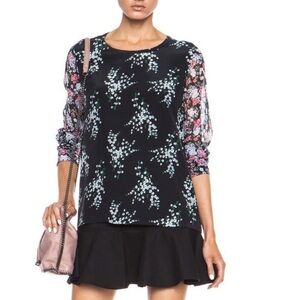 Equipment Floral Silk blouse